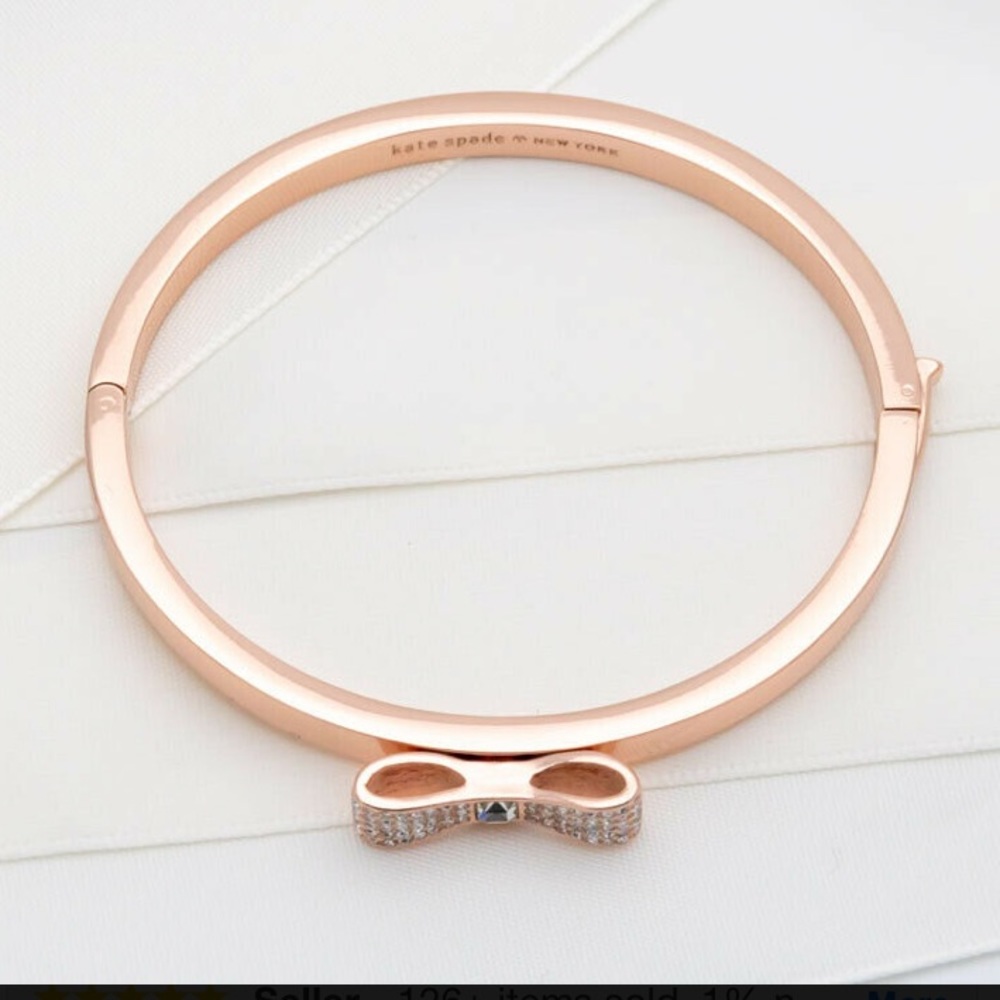 Gorgeous NWOT kate spade sparkling bow bracelet! - Picture 5 of 6
